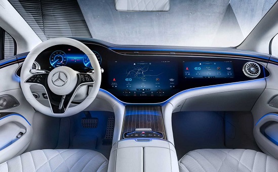 Mercedes EQS — обзор интерьера